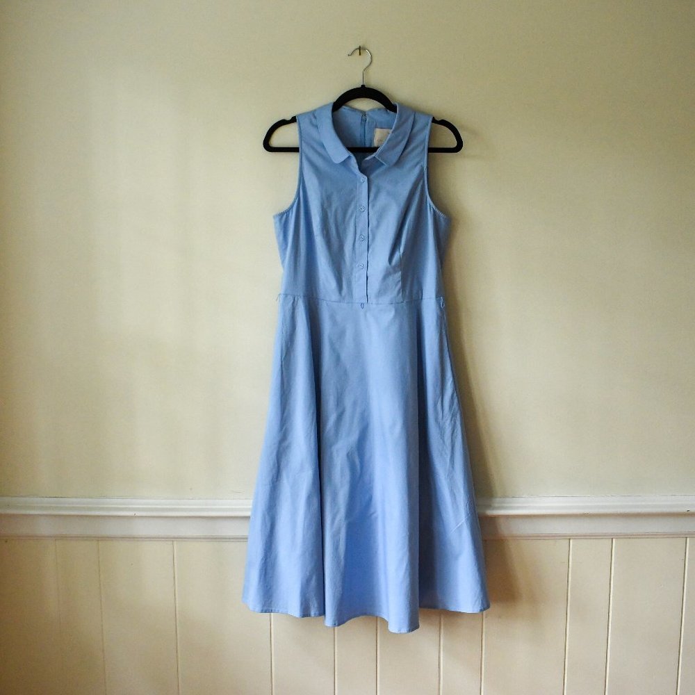 Gal Meets Glam Rose Dress, Medium Blue, size 8